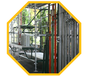 Tubes and scaffolding Image